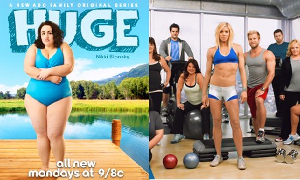 TV shows "Huge" and "Thintervention with Jackie Warner." Photos from ABC Family and Bravo.
