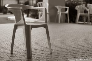 empty chair by Rainier Calderon