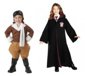 Amelia Earhart and Hermione Granger costumes via A Mighty Girl